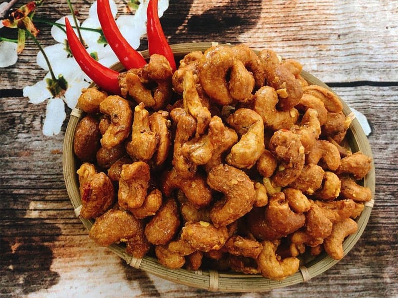 HẠT ĐIỀU TỎI ỚT HỦ 500G 2 điều tỏi ớt 1