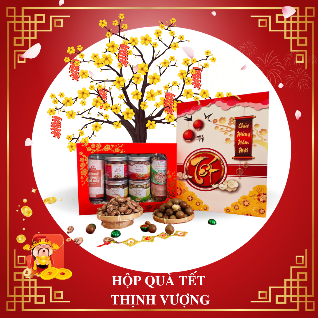 HỘP HẠT DINH DƯỠNG QUÀ TẶNG THỊNH VƯỢNG 2 Tet Thinh Vuong