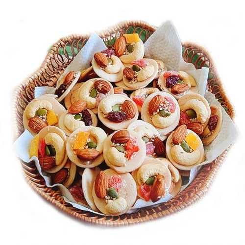 BÁNH ĐỒNG TIỀN MIX HẠT 300G 2 banh dong tien mix 6