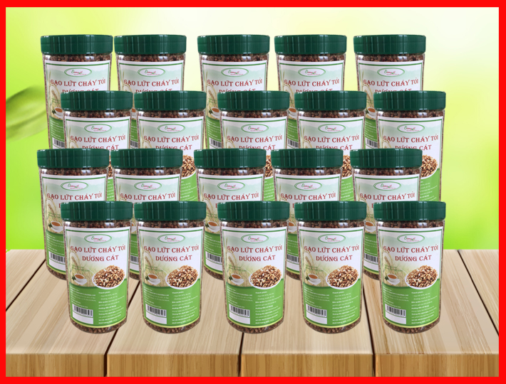 COMBO 20 HỦ GẠO LỨT CHÁY TỎI 300GR