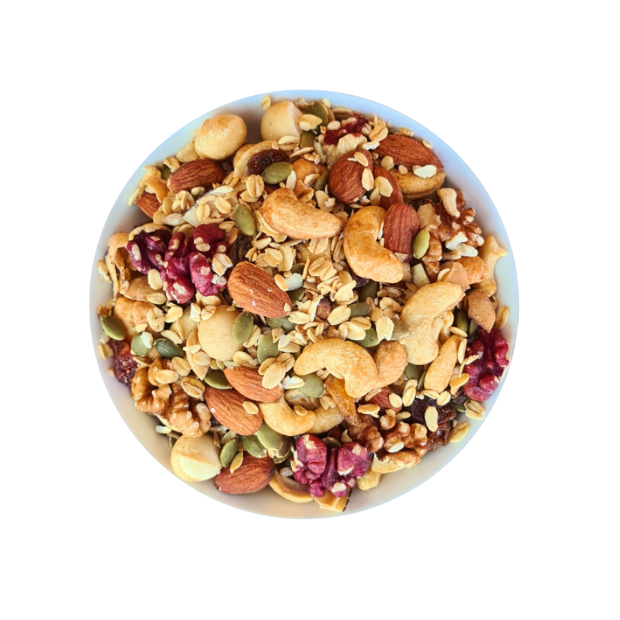 Granola Ngũ Cốc Yến Mạch Vị Mật Ong Hũ 250g 3 dia granola 1