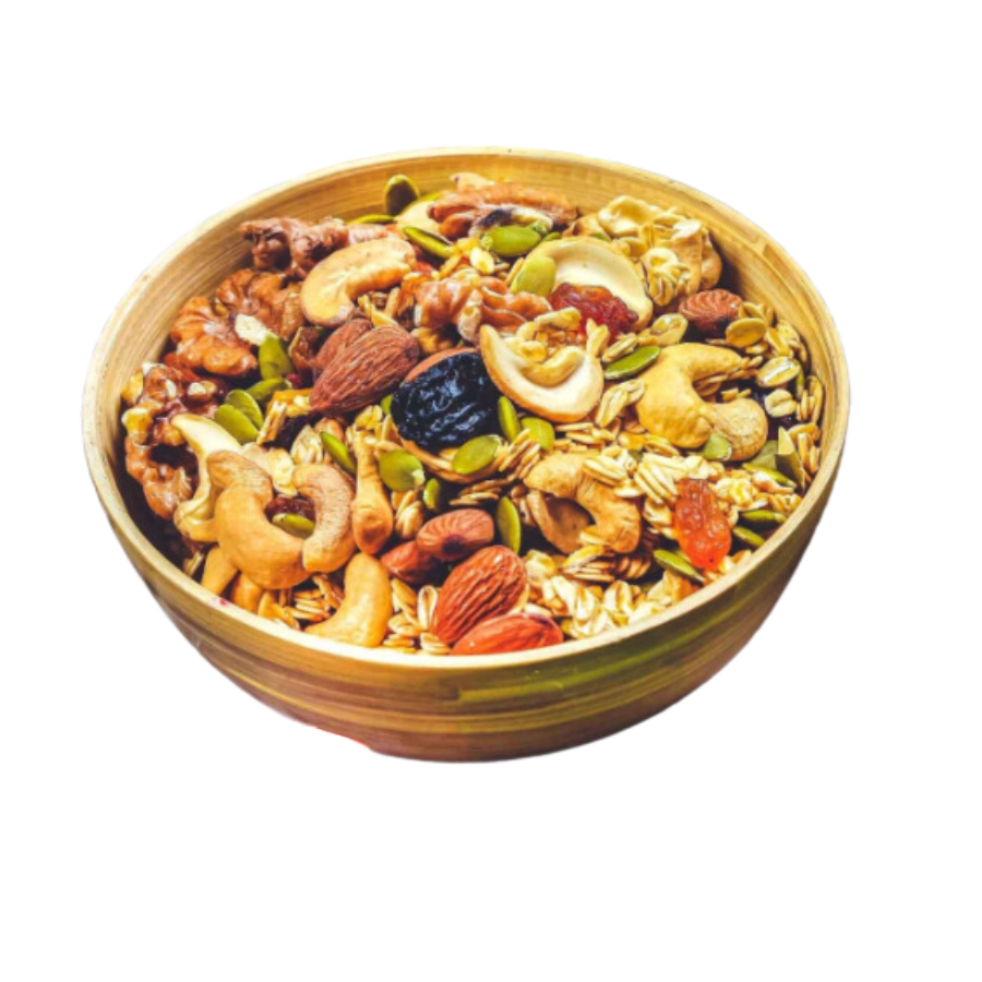 Granola Ngũ Cốc Yến Mạch Vị Mật Ong Hũ 250g 3 dia granola 2
