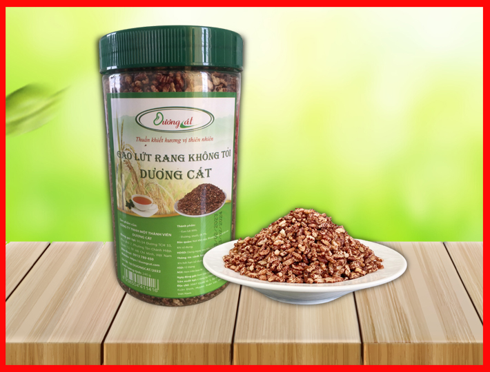 GẠO LỨT RANG KHÔNG TỎI 300GR