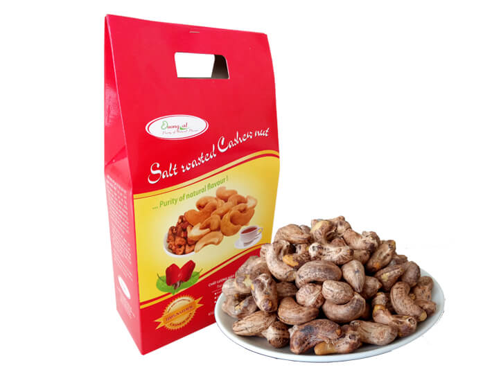 Hạt điều lụa rang muối 500gr 