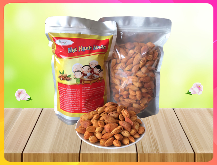 HẠT HẠNH NHÂN RANG BƠ 500gr