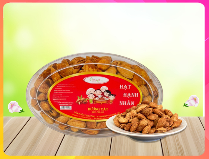 HỘP HẠNH NHÂN RANG BƠ 250GR