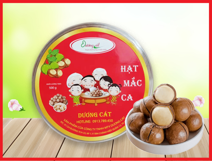 HỘP HẠT MẮC CA TRÒN 420GR 1 HỘP HẠT MẮC CA TRÒN 420GR